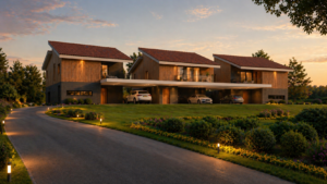 projet villarsel 202 exterieur sombre C - Villa individuelle de 202.85 m² – 330 m² de terrain – Villarsel-le-Gibloux