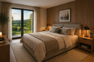 projet villarsel chambre sombre 2 C - Villa individuelle de 202.85 m² – 330 m² de terrain – Villarsel-le-Gibloux